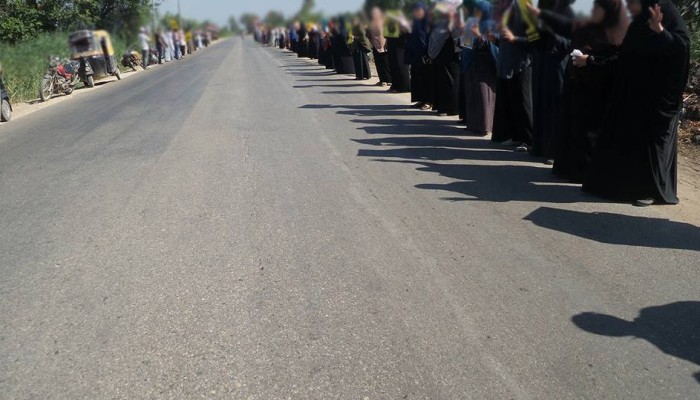 فعاليات صباحية لثوار الحسينية مع بدايه أسبوع ثورى جديد تحت عنوان"اسمعوا صوت الغلابه"