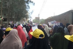 تظاهرات حاشد بالعدوة تطالب برحيل السيسي الفاشل