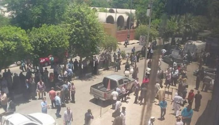 إخلاء مبني مجمع محاكم الأقصر بعد بلاغ بوجود قنبلة