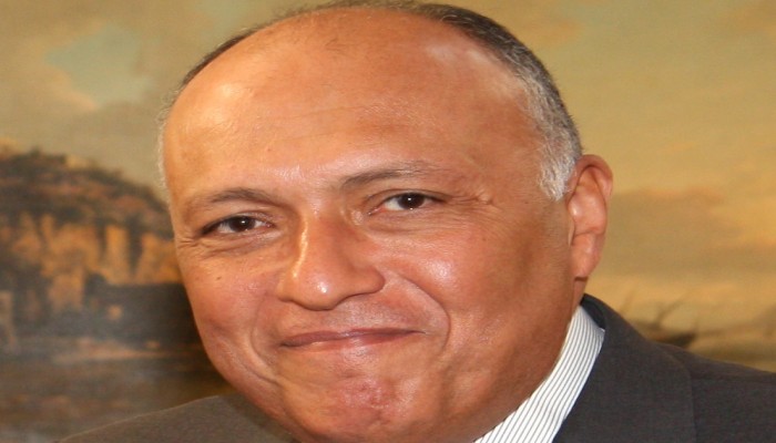 وزير خارجية الانقلاب يفتخر باحتفاء الصهاينة بخطاب السيسي