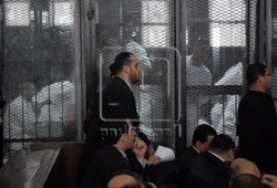 أمن الانقلاب يعتدي على المعتقلين بقضية رابعة داخل المحكمة