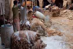 "شعبة الجلود": انخفاض إنتاج المدابغ لـ40% بسبب حكومة الانقلاب