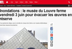 نقل مقتنيات متحف اللوفر بباريس خوفا عليها من فيضانات نهر السين