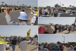 ‫ الشرقية‬ : مسيرة لثوار الحسينية في بداية أسبوع "عامان فقر وفشل"