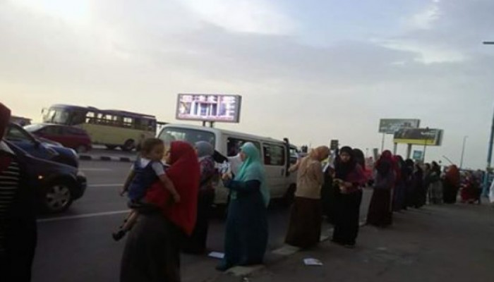 فعالية مناهضة للانقلاب لحرائر "سابا باشا" بالإسكندرية