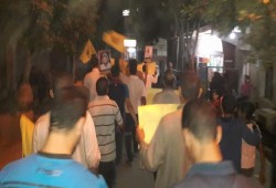 ثوار السليين بالفيوم يحيون أول ليالي رمضان بمسيرة جماهيرية