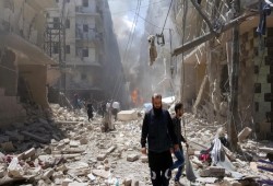 55 شهيدا بغارات على حلب وهجوم بري جنوبها