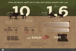 "انفوجراف" نقص المعروض وارتفاع الدولار يقودان أسعار اللحوم للصعود فى رمضان