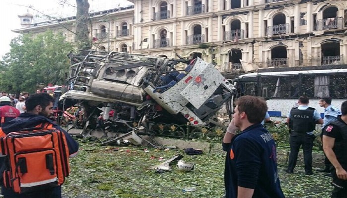 11 قتيلا في تفجير إسطنبول