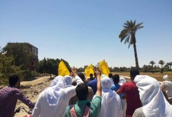 ثوار الفيوم يواصلون النضال في جمعة "اسمعوا صوت الفقراء والمظلومين"
