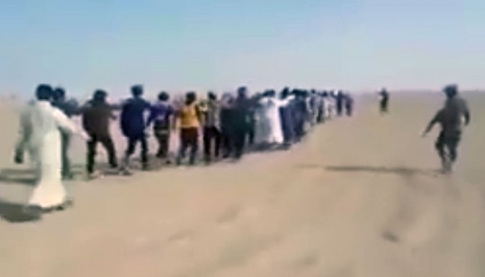 الحشد الشعبي الشيعي يسوق مئات من أهالي الفلوجة "للذبح"