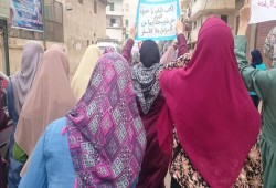 مسيرة منددة بأحكام الإعدام الجائرة لبنات الثورة بالسيوف بالإسكندرية