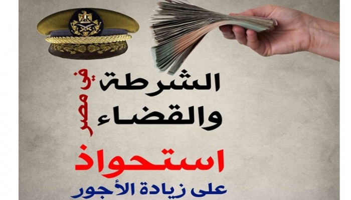 (إنفوغراف) الشرطة والقضاء بمصر.. نصيب الأسد في زيادة الأجور