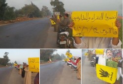 رغم الحر والصيام .. تواصل التظاهرات الرافضة لحكم العسكر بفاقوس