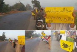 رغم الحر والصيام .. تواصل التظاهرات الرافضة لحكم العسكر بفاقوس