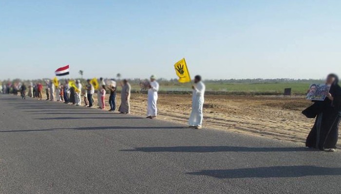 فعالية لثوار الحسينية بالشرقية بطريق المطار في ذكرى العاشر من رمضان