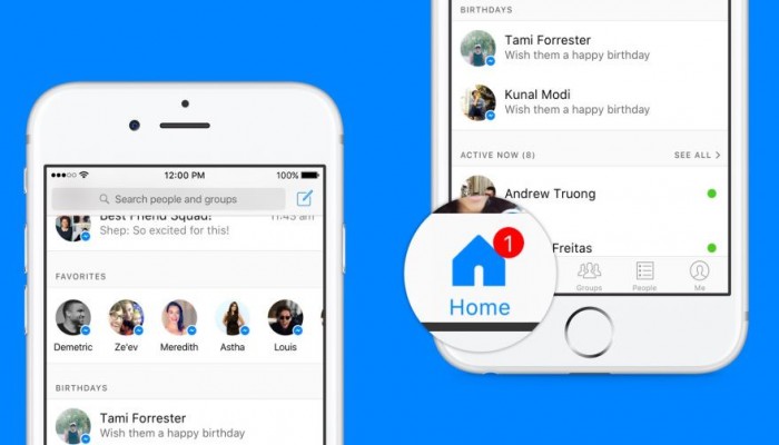 فيس بوك تجلب واجهة جديدة إلى تطبيق التراسل مسنجر