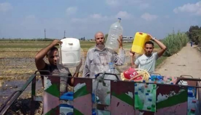 "الفناطيس" و"الجراكن" ملجأ الأهالي لسد حاجتهم اليومية من مياه الشرب