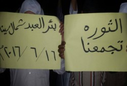 وقفة ليلية لثوار بئر العيد في ختام أسبوع "انصروا الفقراء والمظلومين"