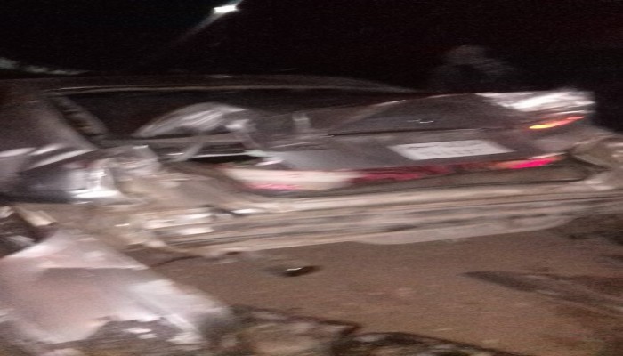 قطار يصطدم بسيارة ملاكى بمزلقان سجين بالغربية