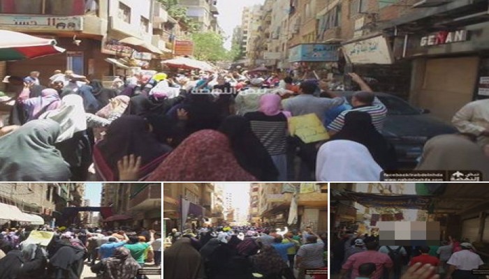 حشد ثوري مهيب لثوار الهرم ضد الانقلاب