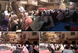 أعداد غفيرة من ثوار الإسكندرية يتظاهرون في الرمل ضد الانقلاب