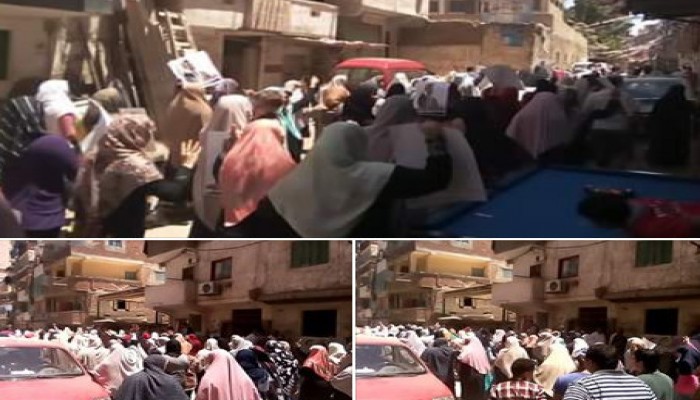 أعداد غفيرة من ثوار الإسكندرية يتظاهرون في الرمل ضد الانقلاب