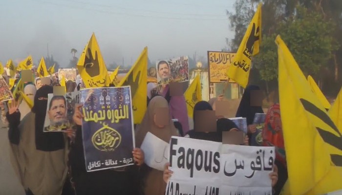 ثوار فاقوس يواصلون مظاهرات "عيش حرية عدالة اجتماعية"