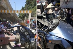 قطار يدهس شخص داخل سيارته بالإسكندرية.. ومواطنون: لا يوجد بوابة للمزلقان