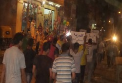 مسيرة شبابية لثوار القرين لرفض أحكام"هزلية التخابر" وتجديد البيعة للرئيس مرسي