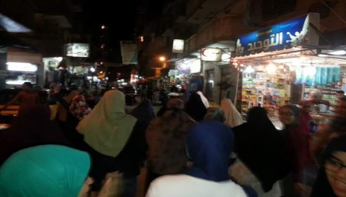 مسيرة ليلية بالعصافره بالإسكندرية ضد حكم العسكر