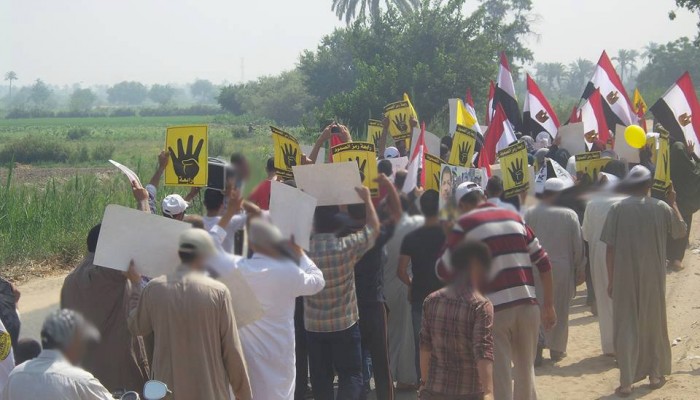 ‏الشرقية  : مسيرة لثوار الحسينية في بداية أسبوع " مكملين لننقذ مصر"