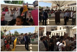 وقفة للجالية المصرية بتركيا تضامنا مع الرئيس الصامد محمد مرسي