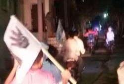 تحت شعار "الثورة تجمعنا" مسيرة بالدراجات البخارية لثوار حوش عيسي