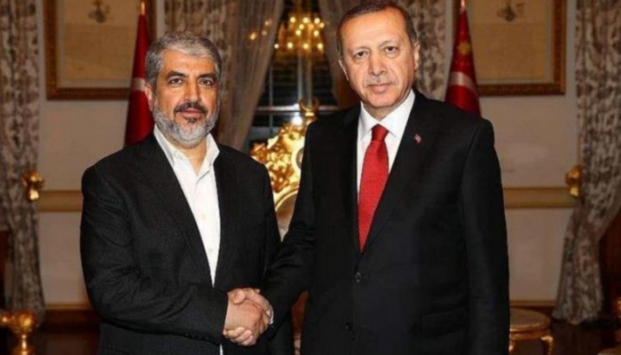 أردوغان يستقبل مشعل قبيل مباحثات تركية إسرائيلية