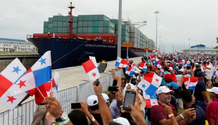 احتفالات بافتتاح مشروع توسيع قناة بنما