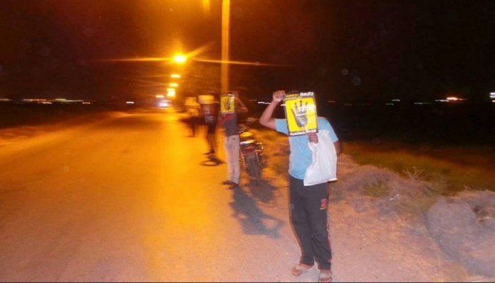 سلسلة بشريه بقصر رشوان بمركز ‫‏طامية‬ تندد بغلاء الأسعار وتدهور الأوضاع المعيشية