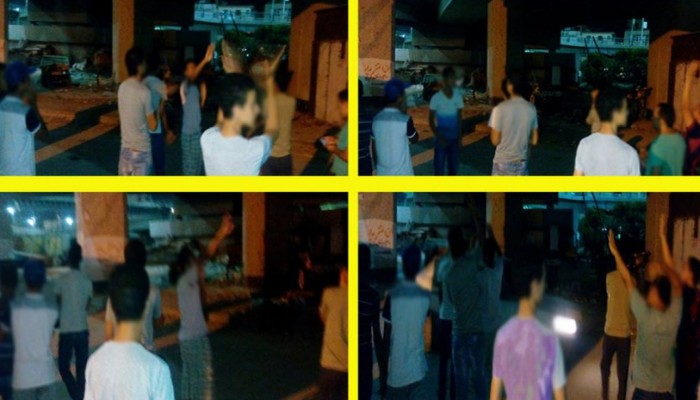 وقفة احتجاجية لشباب كفر الدوار تندد بانتهاكات سجن الابعادية