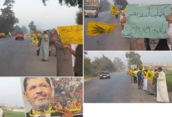 أحرار فاقوس بالشرقية يواصلون النضال وينددون بجرائم الانقلاب