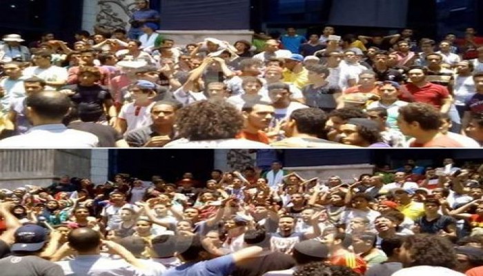 حرب شوارع بين قوات الانقلاب وطلاب الثانوية في المنيرة