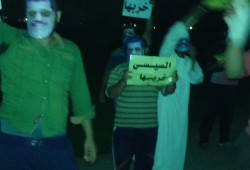 ثوار الدلنجات يحيون صمود الرئيس مرسي ويطالبون بعودة الشرعية وإسقاط الانقلاب