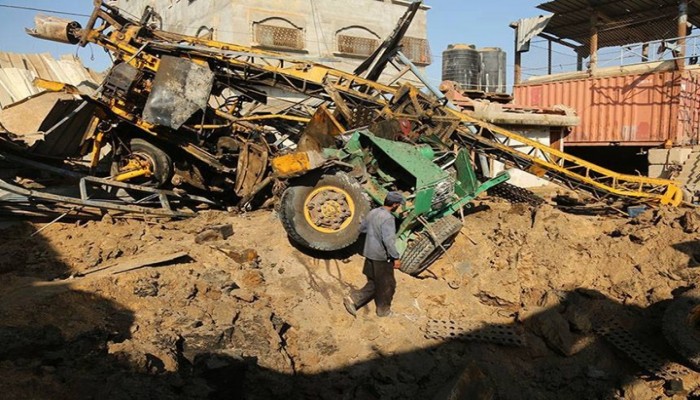 الاحتلال الإسرائيلي يشن سلسلة غارات على قطاع غزة