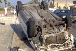 مصرع 6 مراقبين بالثانوية في انقلاب سيارة بطريق قنا- أسوان