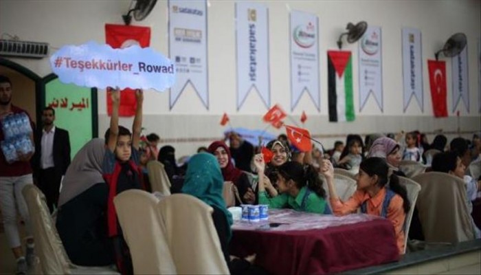 مؤسسة خيرية تركية تمول إفطارا جماعيا لـ500 طفل يتيم في غزة