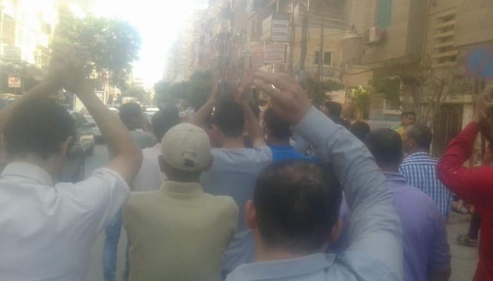 مسيرة قوية وسط طنطا في ذكرى الانقلاب.. والأهالي يستقبلونها بالزغاريد