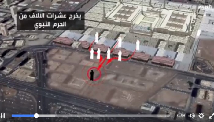 فيديو | هكذا منع أمن المسجد النبوي كارثة داخل الحرم
