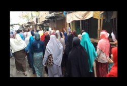 مسيرة بالعوايد عقب صلاه العيد وسط ترحيب وتفاعل من الاهالى