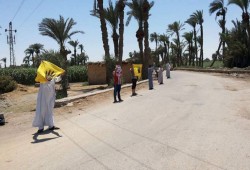 ثوار قصر الجبالى بالفيوم يحييون أول أيام العيد بفعالية مناهضة للانقلاب