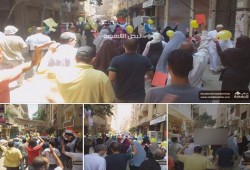 مسيرة شعبية ضخمة لأهالي الهرم ضد الانقلاب العسكري