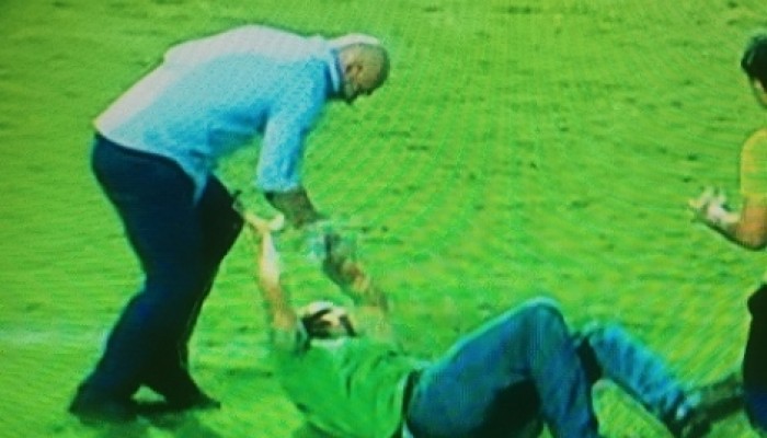 حسام حسن يصيب أمين شرطة بعدة سحجات وكدمات بالجسم والوجه